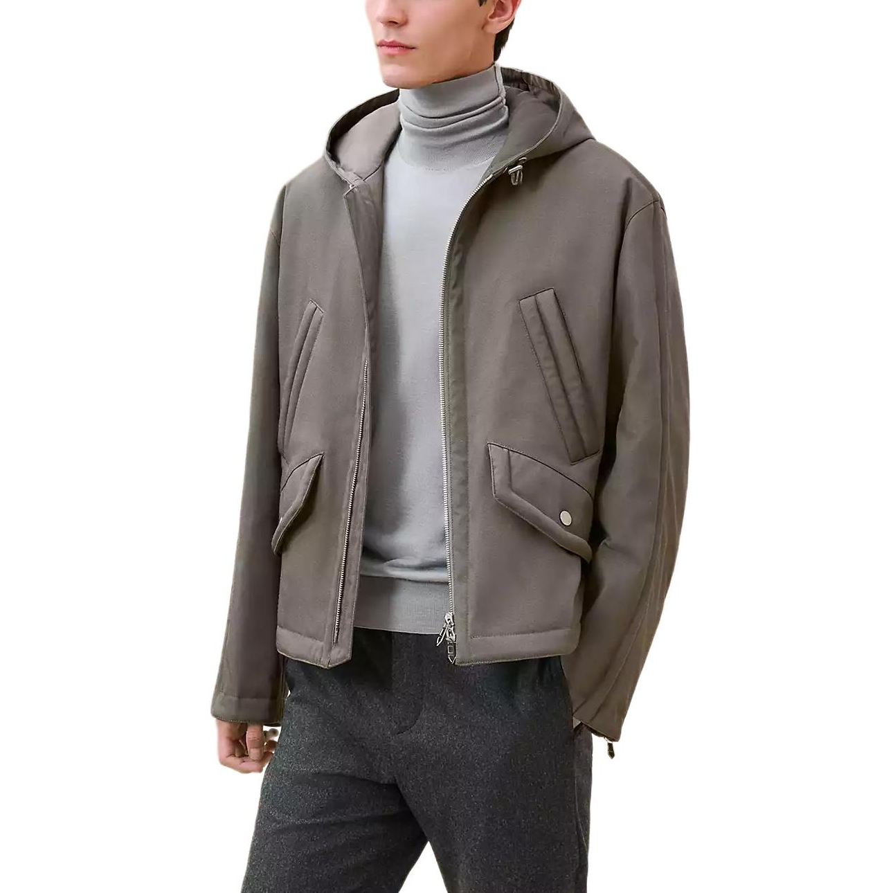 HERMES FW24 Jackets & Coats Men's Gray