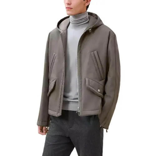 HERMES FW24 Jackets & Coats Men's Gray