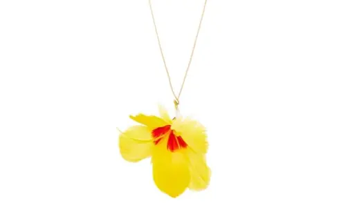 LOEWE Brass Necklaces Women's Yellow