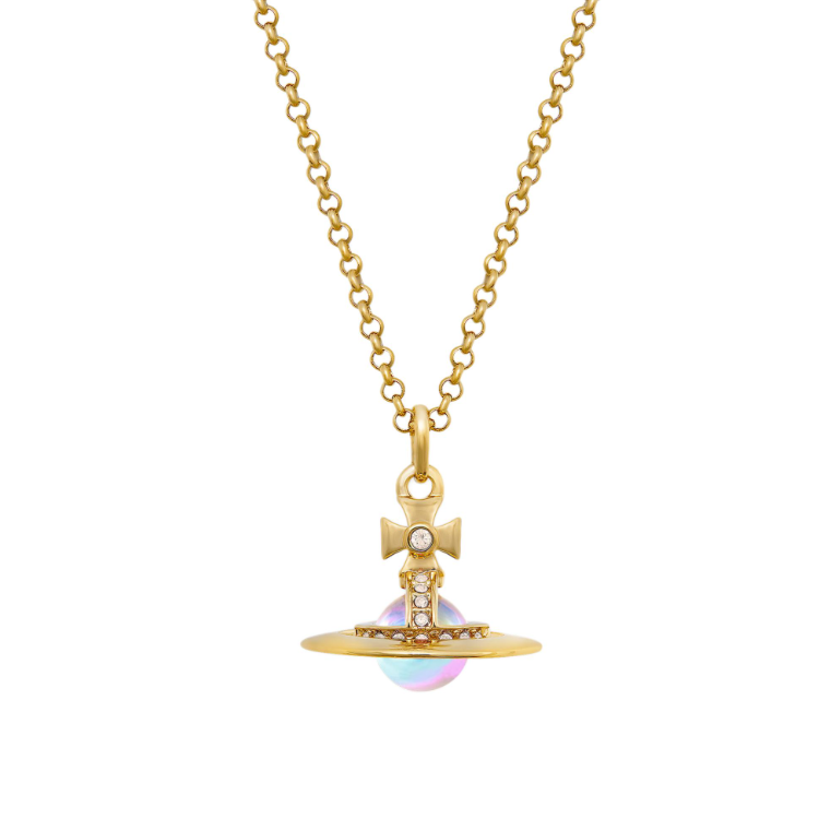 Женская цепочка Vivienne Westwood Tiny orb (золотая)