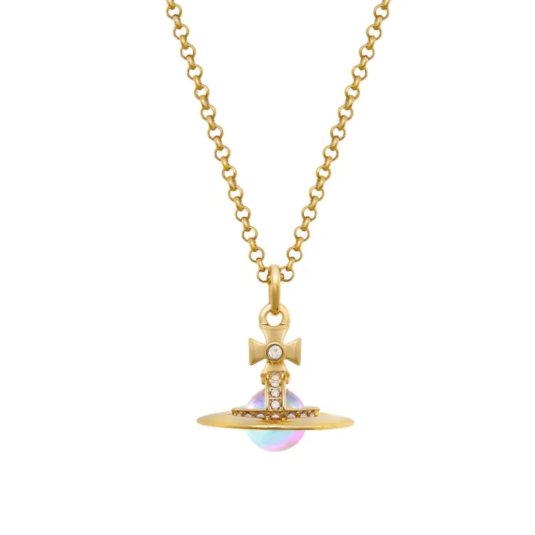 Vivienne Westwood Aurora Ball Pendant Necklace Women's Gold
