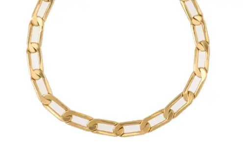 MIU MIU Metal Necklaces Women's Gold