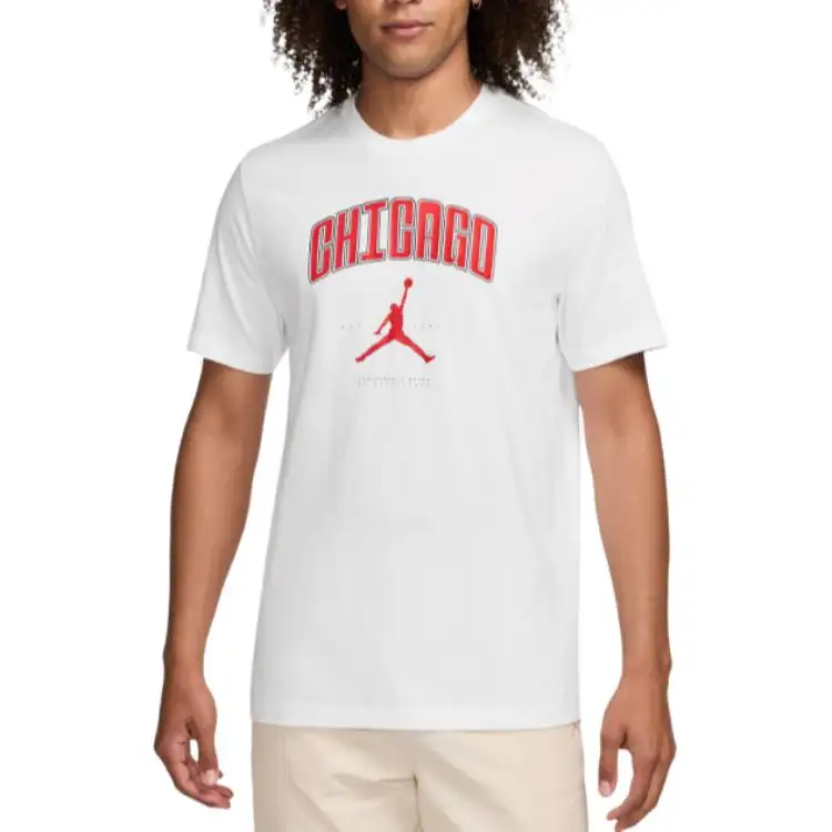 Jordan Apparel T Shirts Men's White Crew Neck