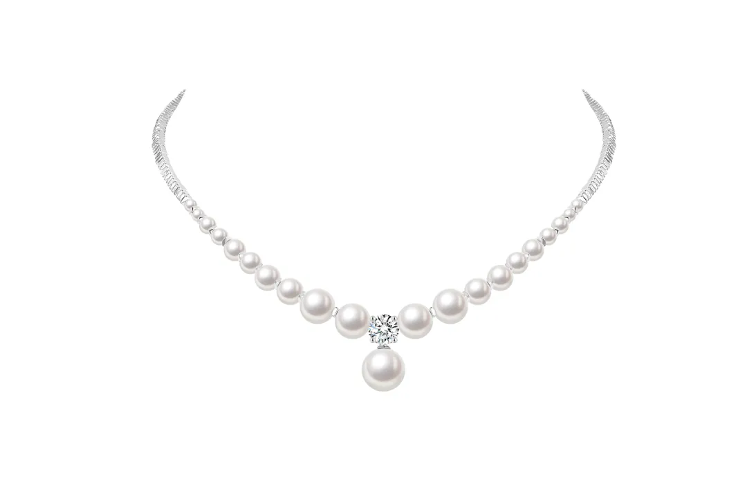 ZEGL Freshwater Pearl Necklaces Women's