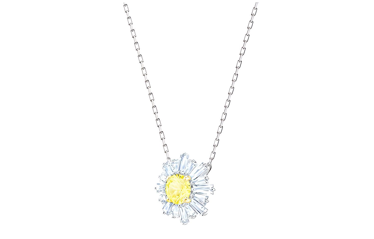 Женская подвеска Swarovski Idyllia SUNSHINE (желтая) — фото 3
