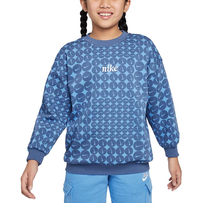 Женское худи Nike Sportswear Club Fleece (синее)