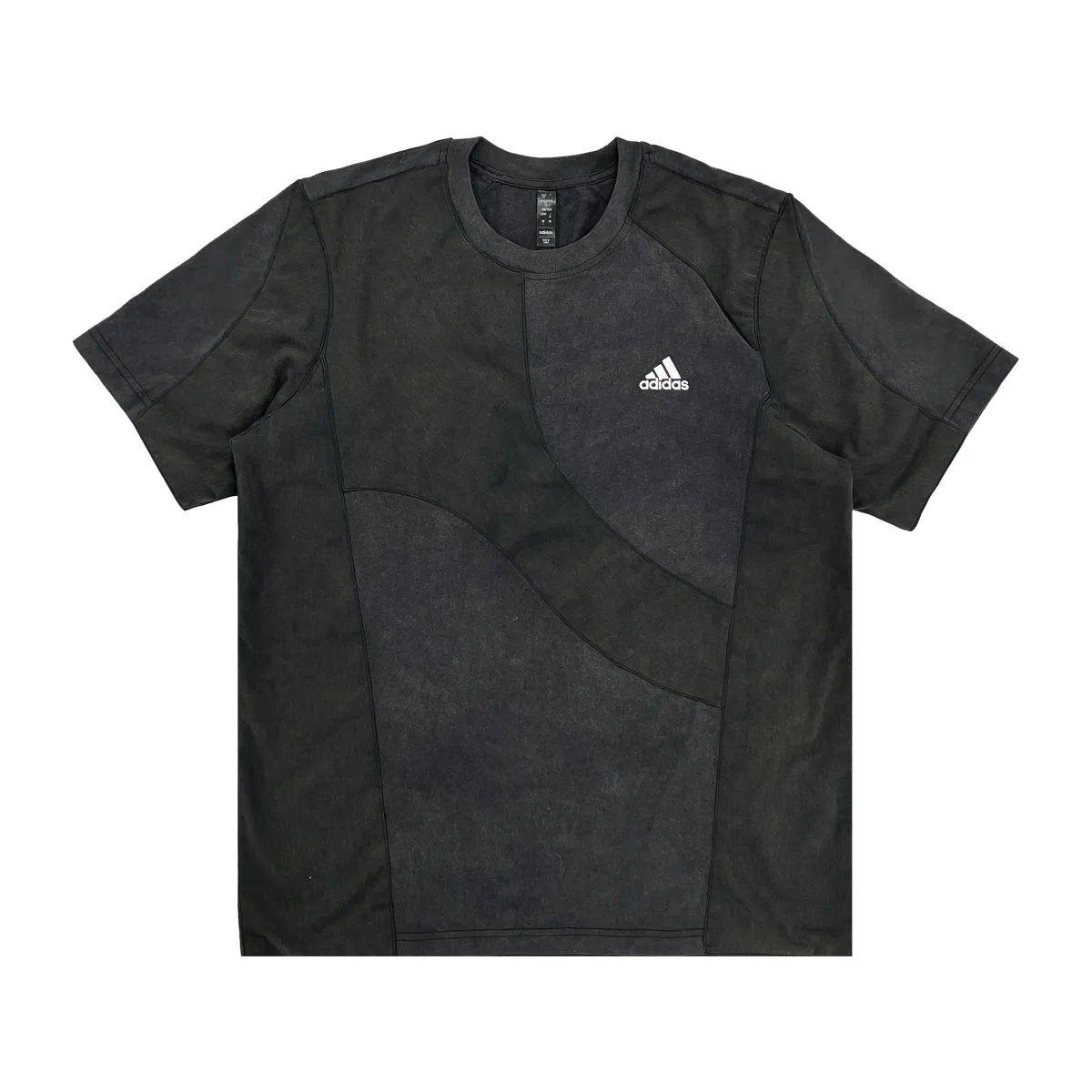 Adidas T-Shirts Unisex Black Crew Neck Moderate Straight Fit