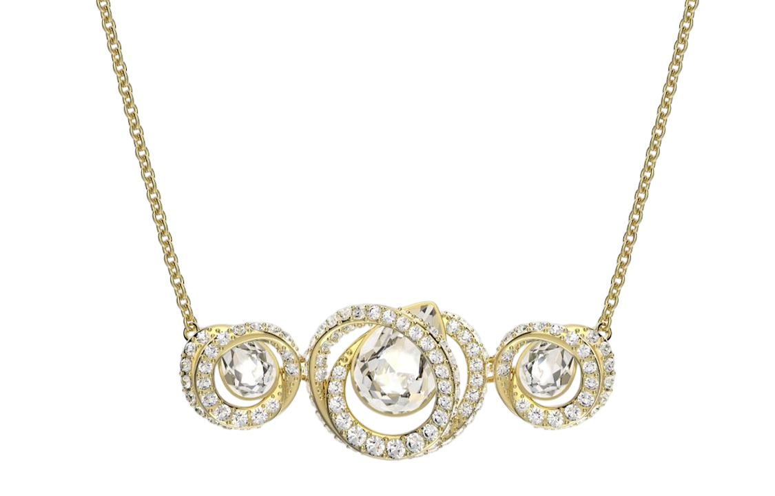 Женское колье Swarovski Generation (золотое)