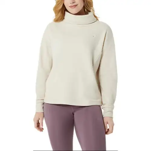 ASICS Knitwear Women's Oat Turtleneck Moderate Other