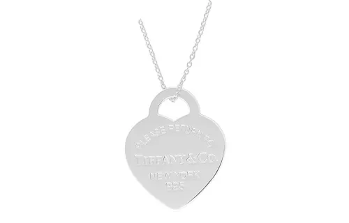 TIFFANY & CO. TIFFANY & CO. Medium Silver Heart Pendant Silver 925 Silver Necklace Women's