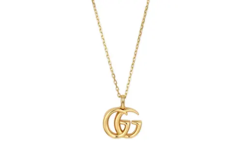 GUCCI GG 18K Gold Necklaces Unisex Gold