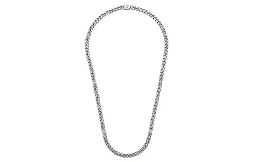 GUCCI Interlocking Metal Necklaces Men's