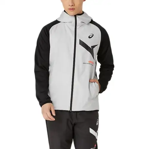 ASICS AIM TRG Hybrid Jackets & Coats Men's High Performance Black X Concrete Color