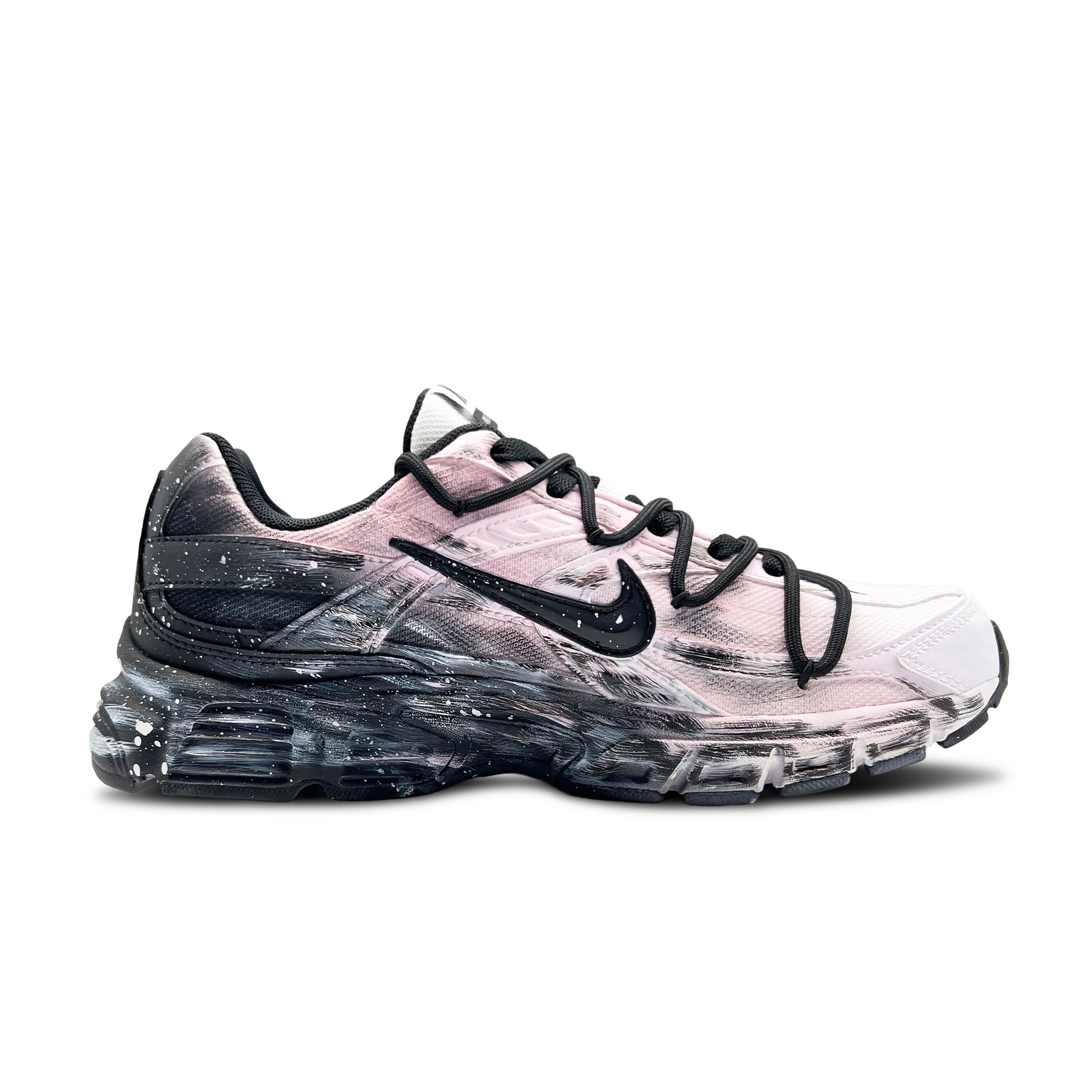 Nike Initiator Breathable Low top Running Shoes Unisex Black Pink