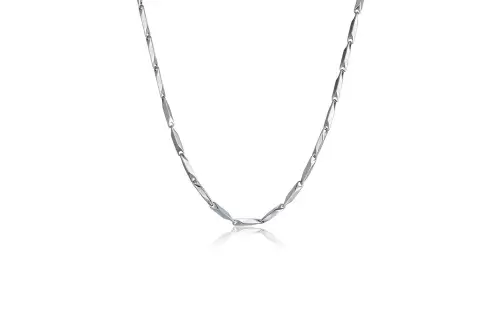 Minimalistic chain hip-hop style, necklace stainless steel for men and women, silver 925 sample, custom-made, punk style, silver 925 sample, for beloved