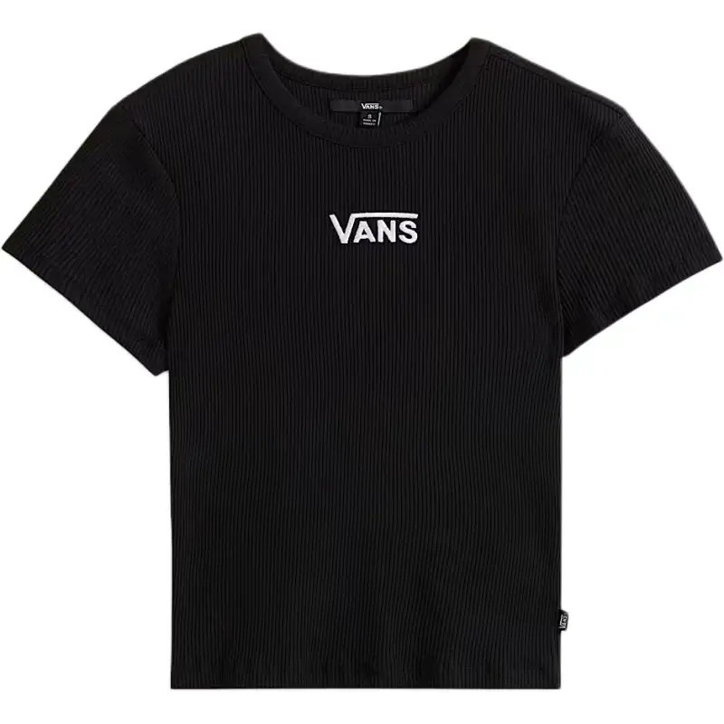 Vans T Shirts Women's Black Crew Neck