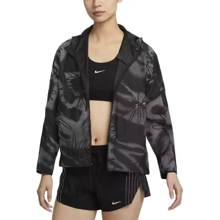 Nike Jackets Women's Black Hooded Moderate Other