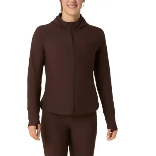 Asics RIB Jacket Women's Coffee