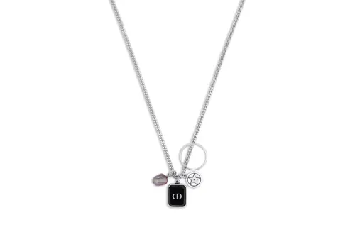 DIOR Icon Metal Necklaces Men's Silver