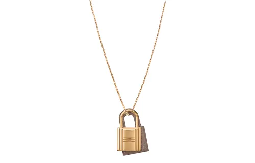 HERMES O'Kelly Calfskin Necklaces Women's