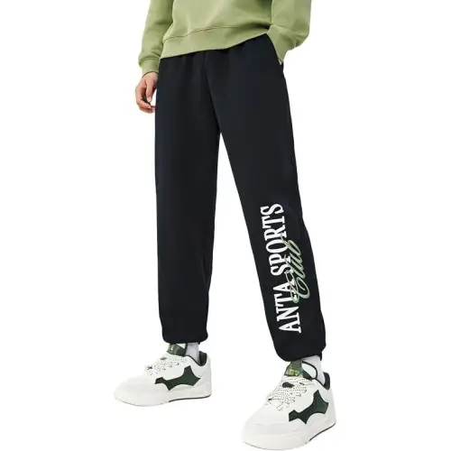 Anta Sports Life Collection Sports Pants Men's Basic Black