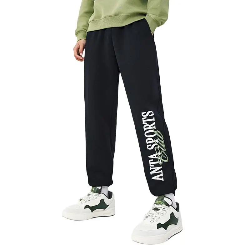 Anta Sports Life Collection Sports Pants Men's Basic Black