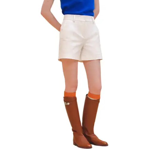 HERMES FW25 Casual Shorts Women's White