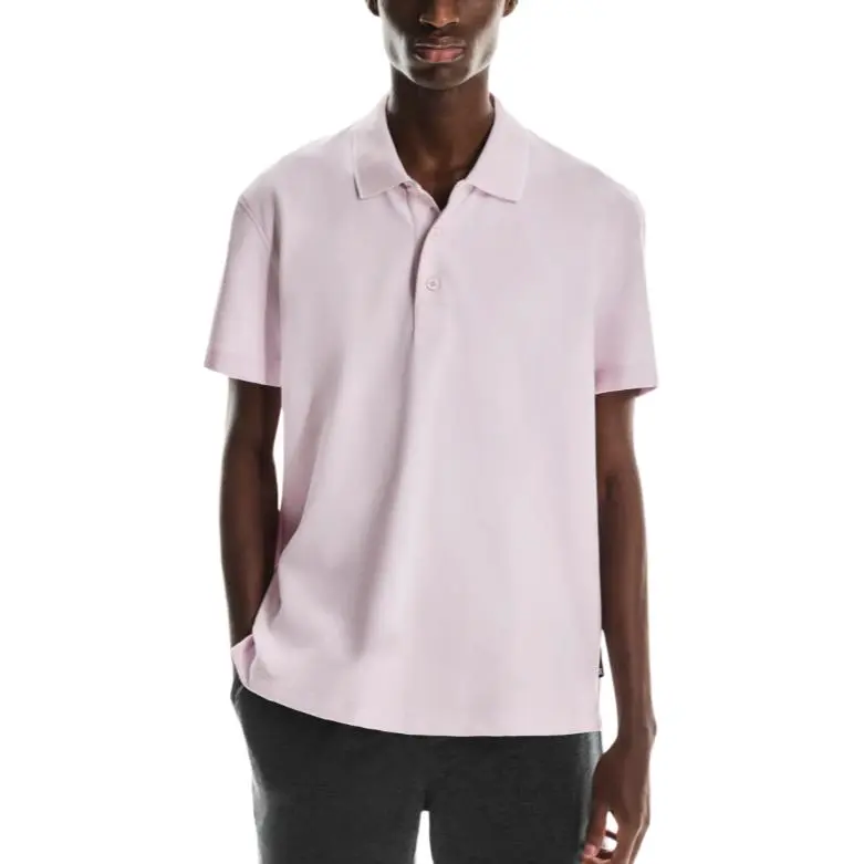 On Polo Shirts Men's Orchid Purple Polo Collar Moderate Other