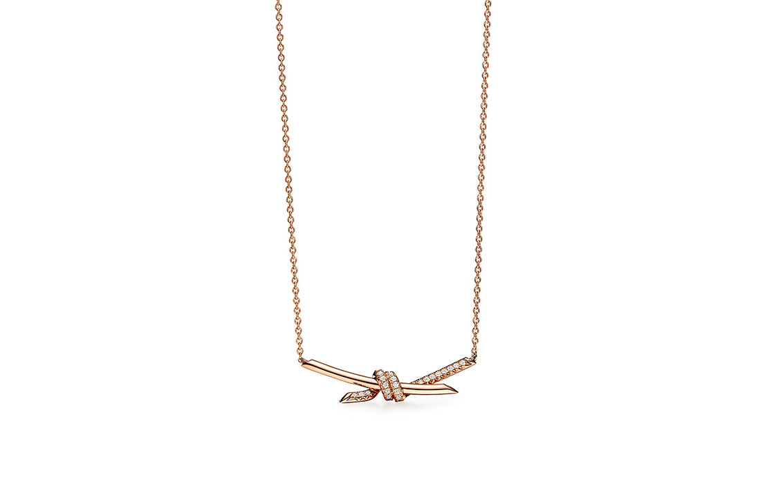 Женская подвеска TIFFANY Knot (серебристая)