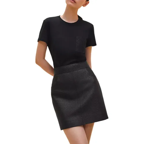 HERMES Regular T Shirt Women's Black