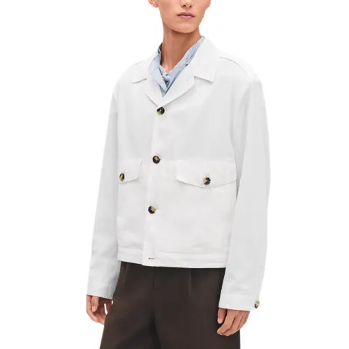 HERMES Jackets & Coats Men's White