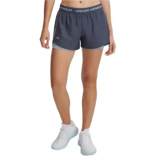 Under Armour TechPlay Up Sports Shorts Women's Downpour Gray