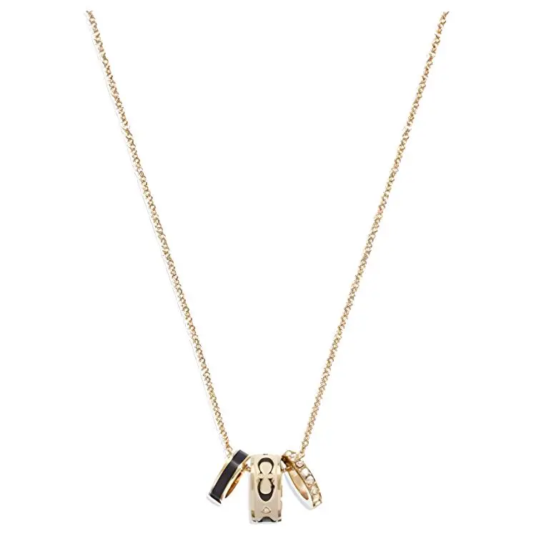 COACH Copper Necklaces Women's Gold