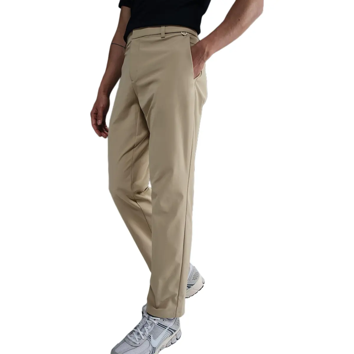 Nike Casual Pants Men's Khaki Moderate Straight Fit Pants