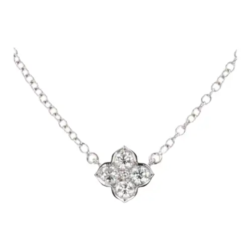 Cartier 1990s White Gold Inde Mystérieuse Diamond Necklace