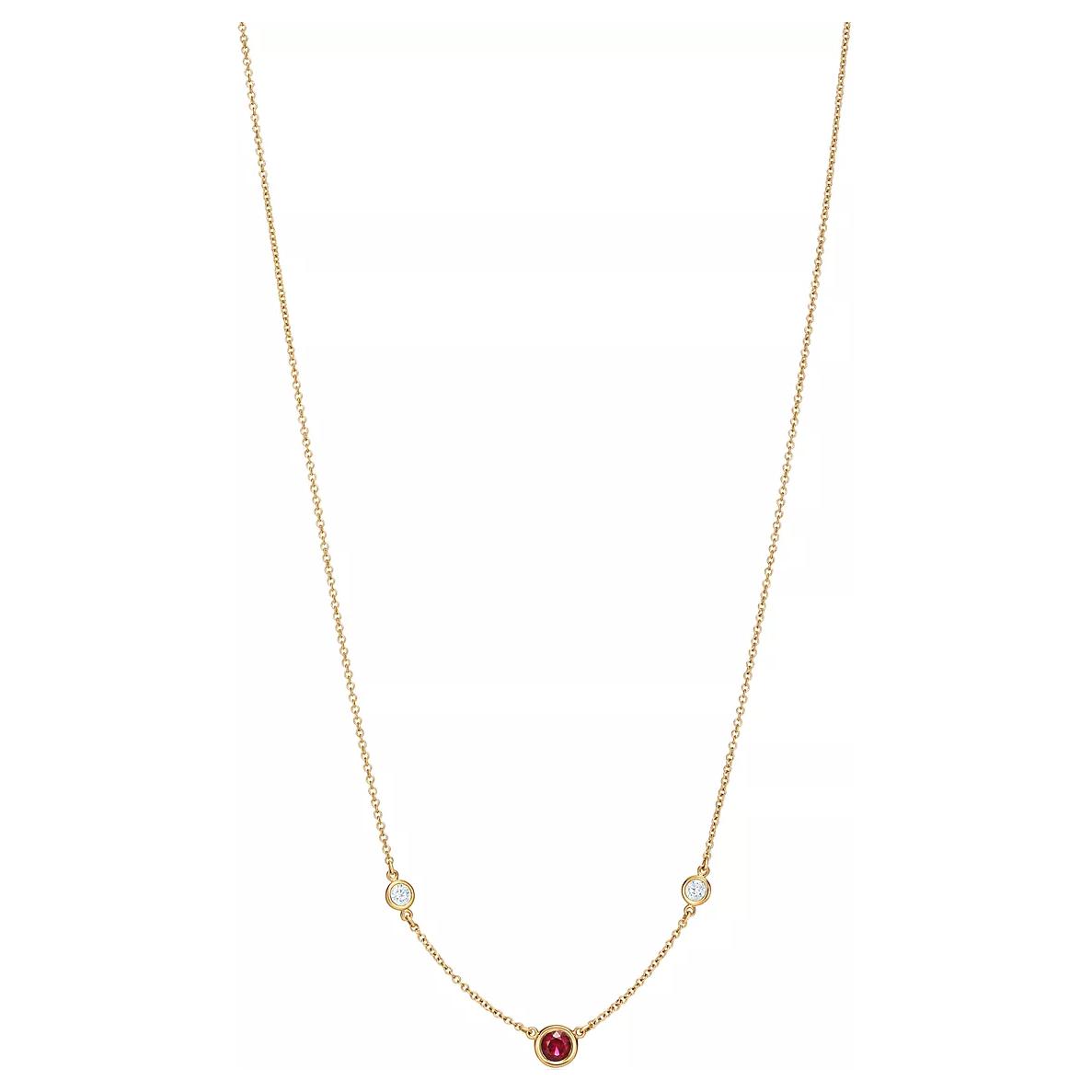 Женское колье TIFFANY & CO. Elsa Peretti (золотое)