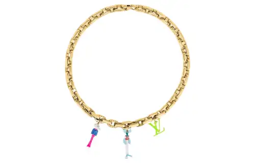 LOUIS VUITTON Friends Metal Necklaces Men's