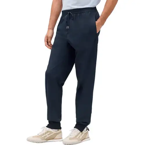 HERMES Knitted Sweatpants Men's Marine Blue