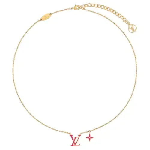 LOUIS VUITTON Lv Iconic Enamel Necklace