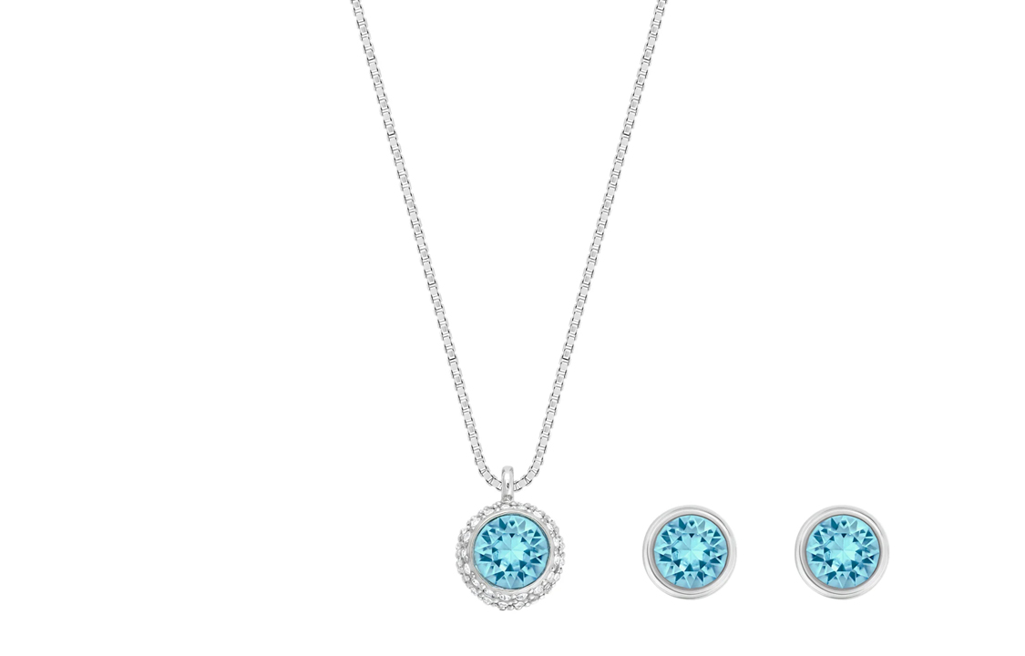 Женское necklace Swarovski Flirt (синее) — фото 1