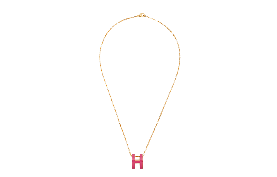 Женская подвеска Hermes POP H (розовая) — фото 3