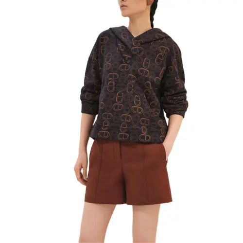 HERMES Sweatshirt Women's Dark Blue