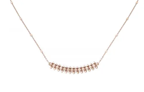 Cartier 18kt Rose Gold Clash De Cartier Necklace