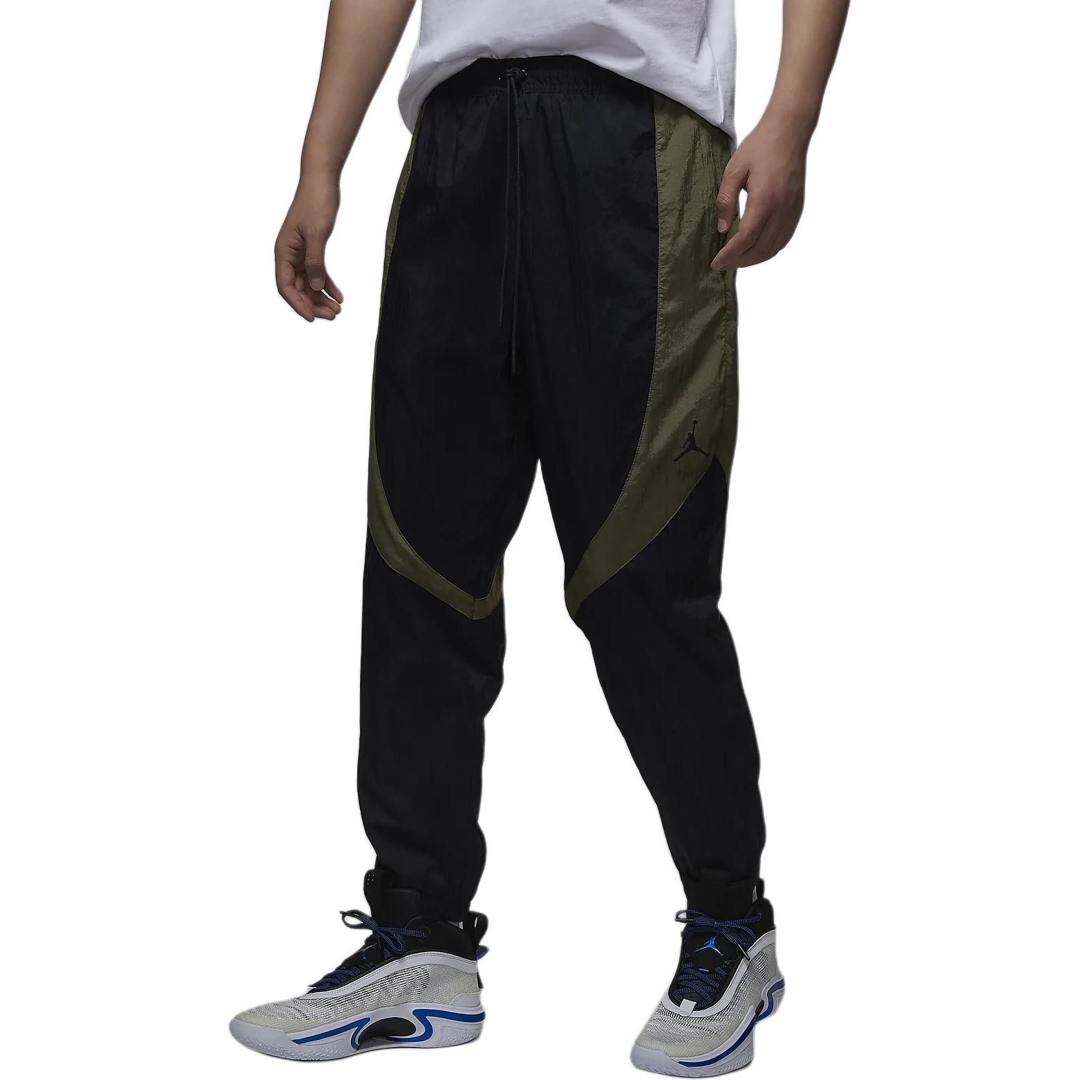 Jordan Sport Jam Casual Pants Men's Black/Medium Olive Green/Black