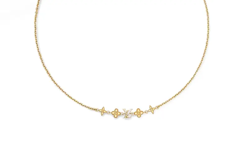 LOUIS VUITTON Metal Necklaces Women's Gold