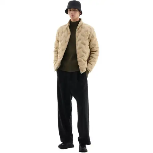 Anta Down Jacket Men's Plain Khaki