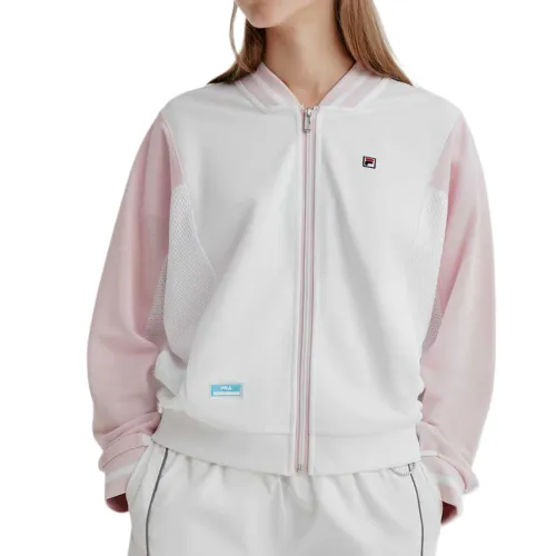 FILA Knitwear Women's White V Neck Moderate
