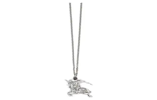 Burberry Brass Necklaces Men's Silver