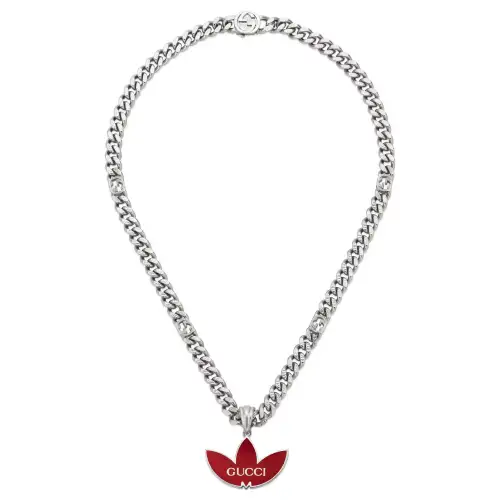 GUCCI Adidas X Gucci Collaboration Collection Necklaces Men's Silver
