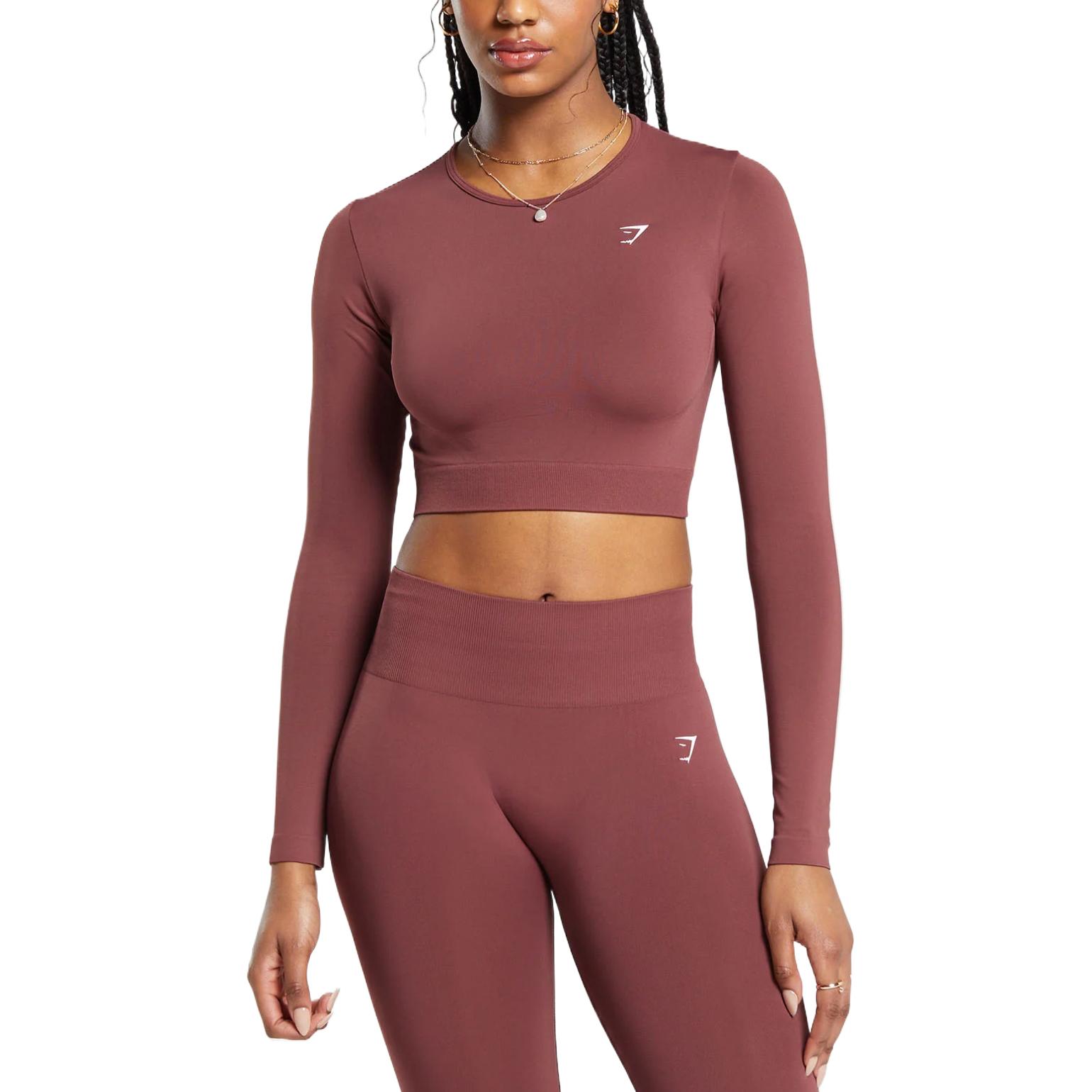 GYMSHARK Workout Clothing Women’s Burgundy Red